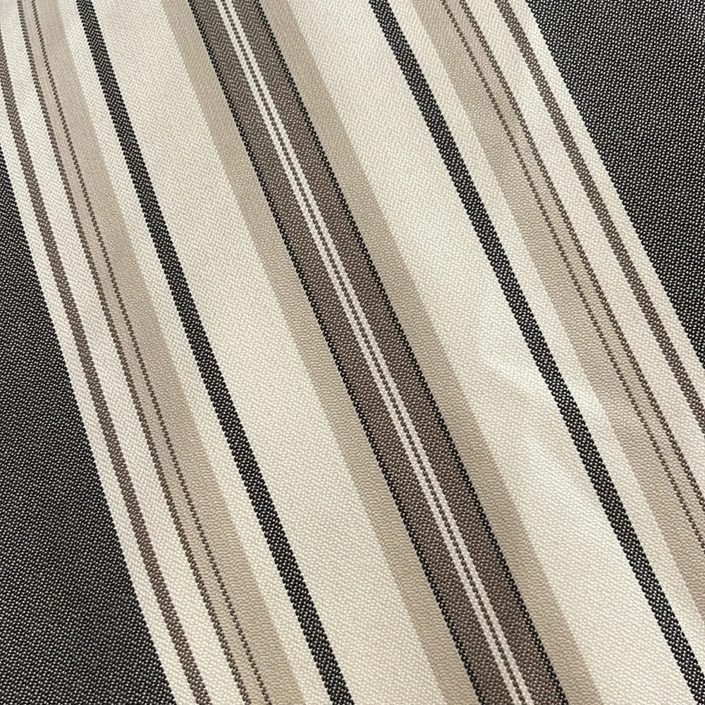 Pair of curtain panels stripes neutrals